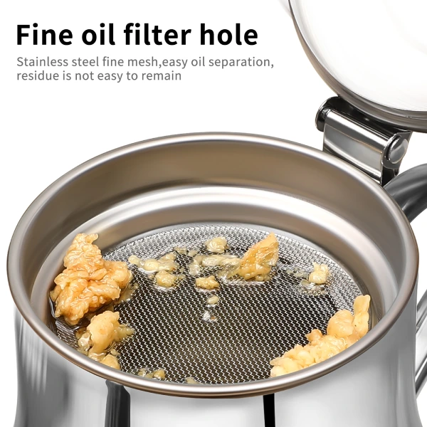 Stainless Steel Cooking Oil Pot - Image 4