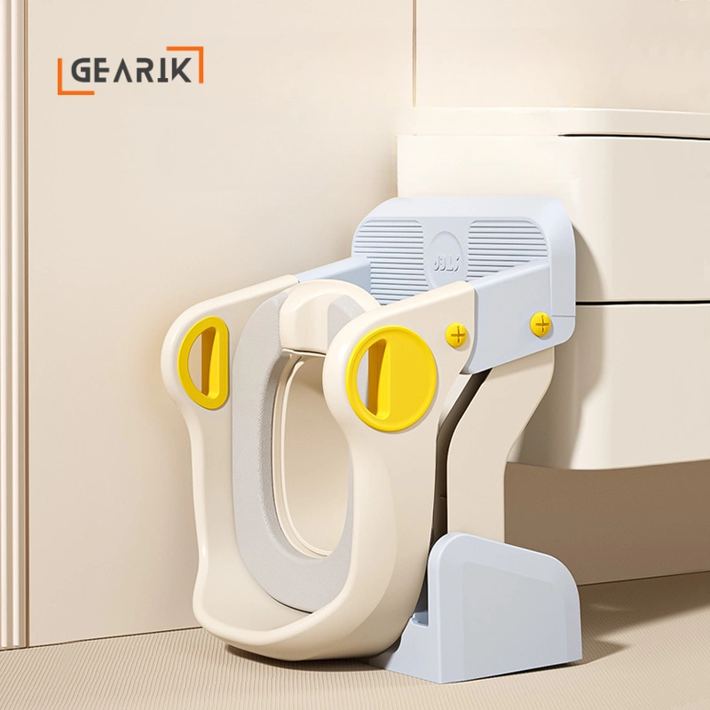 Children's Foldable Toilet Ladder with Handrails – Baby Potty Training Seat for Boys & Girls - Image 3