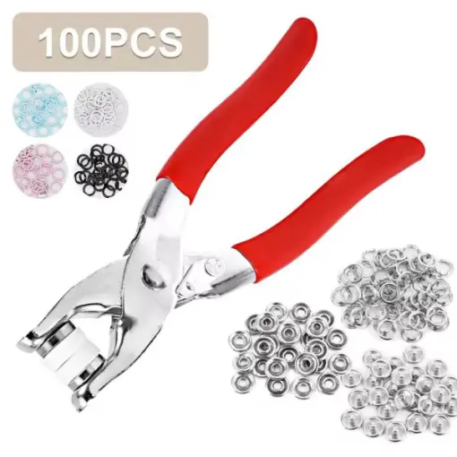Hand Pressure Pliers For Prong Snap Button